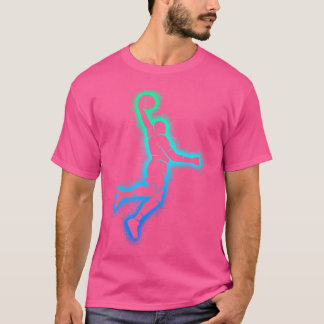 Basketball Player Dunking Men Basketball Boys T-Shirt