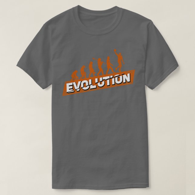 Basketball Player Evolution Gift  T-Shirt (Design Front)