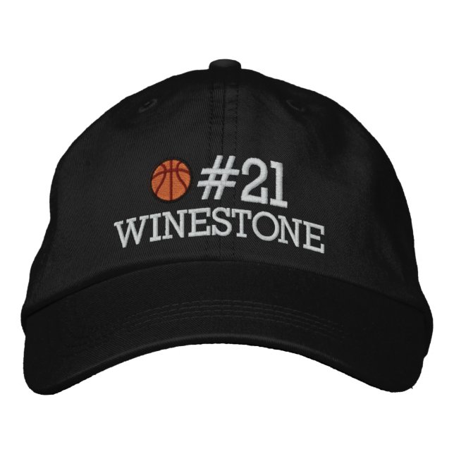 Basketball - Player - Family - SRF Embroidered Baseball Cap (Front)