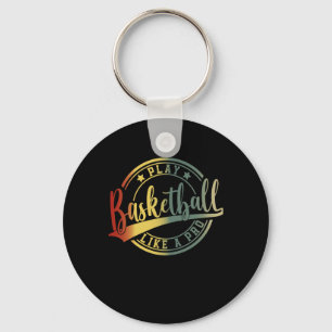 Basketball Player Fans College Basketball Coach Keychain