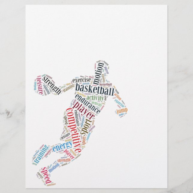 Basketball player flyer (Front)