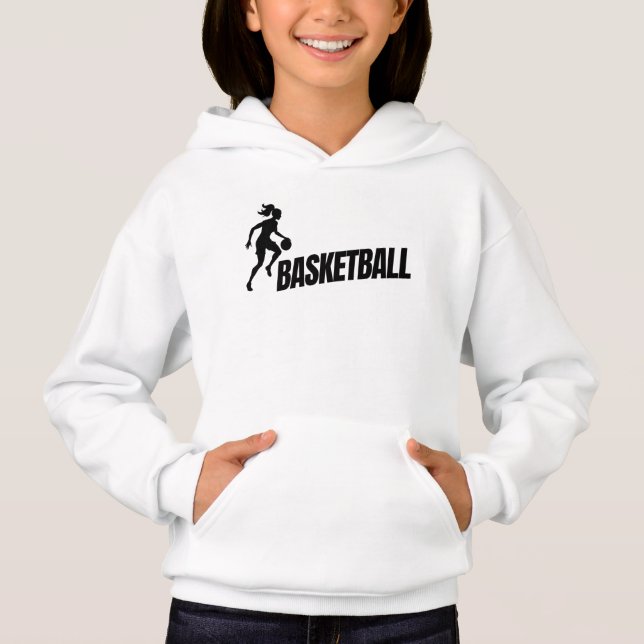 Basketball Player Girl, Birthday Gift, Team        Hoodie (Front)
