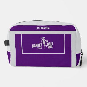 Basketball Player Girl, Team, Birthday Gift Dopp Kit