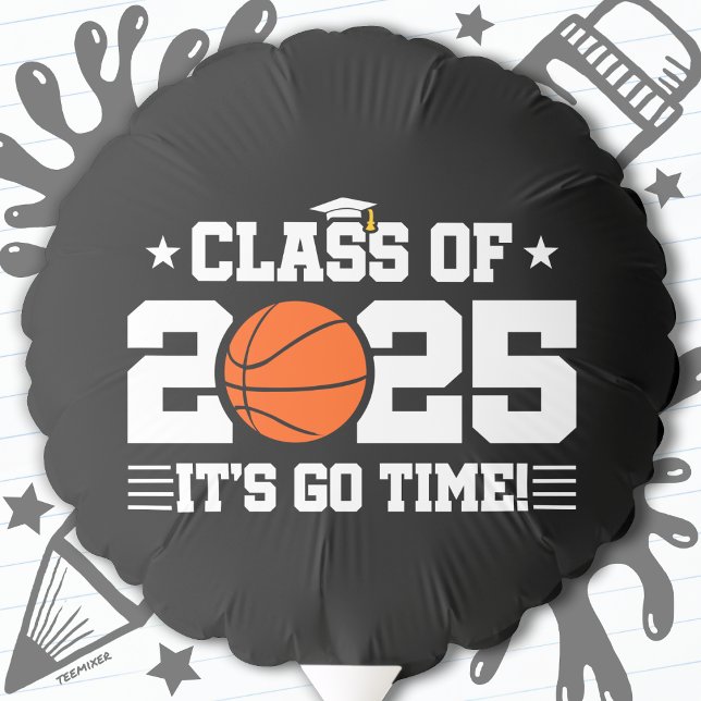 Basketball Player Graduation Class of 2025 Senior Balloon (Creator Uploaded)