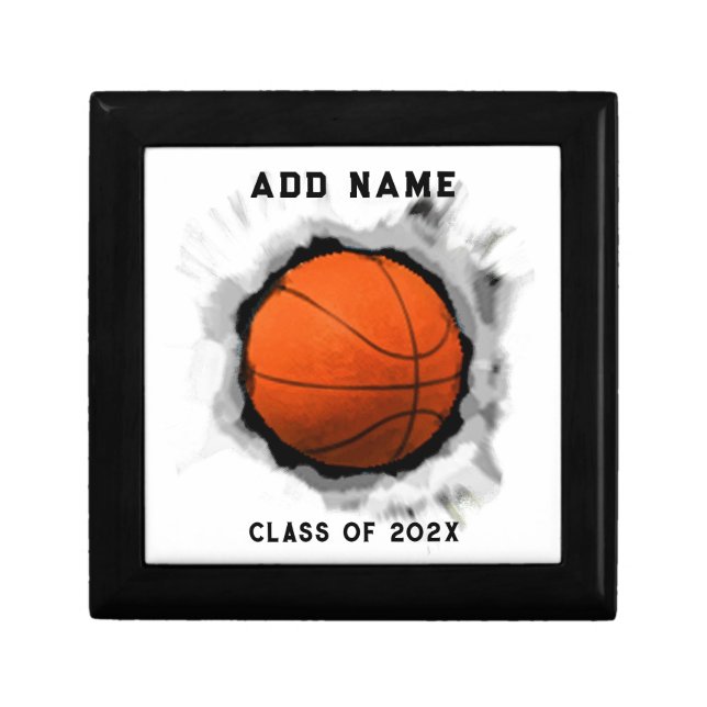 Basketball Player Graduation Gift Box (Front)