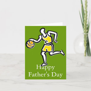 Basketball Player Happy Father's Day Card