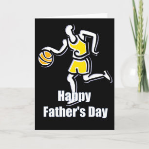 Basketball Player - Happy Father's Day Card
