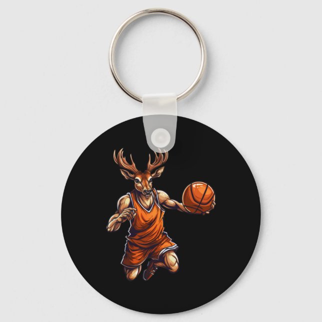 Basketball Player Hirsch  Keychain (Front)