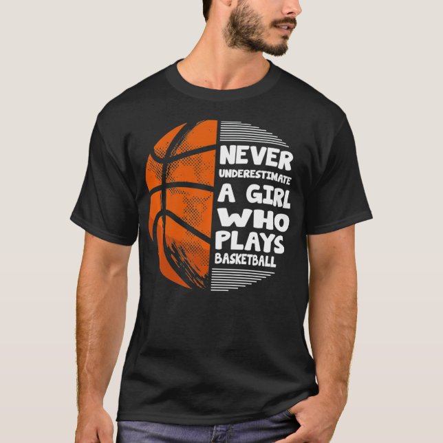 Basketball Player  Hoops Streetball Baller Basketb T-Shirt (Front)