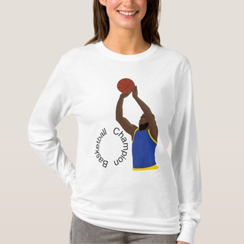 Basketball player in action T_Shirt