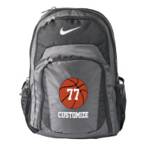 Basketball Player Jersey Number & Team Name Custom Backpack Basketball Player Jersey Number & Team Name Custom Backpack