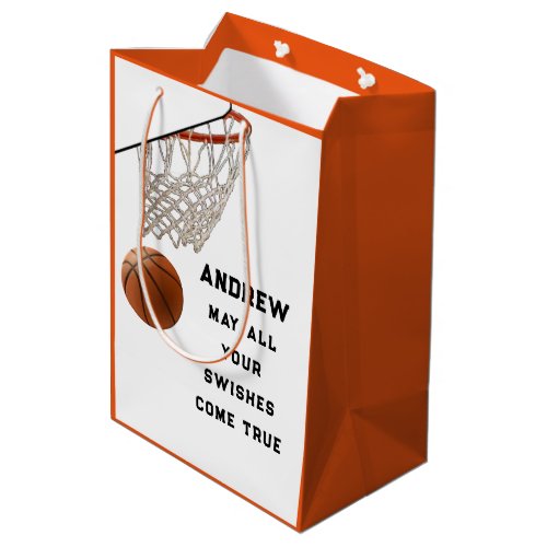 Basketball Player Medium Gift Bag