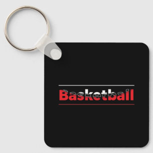 Basketball Player - Minimalist Geometric Arch Keychain