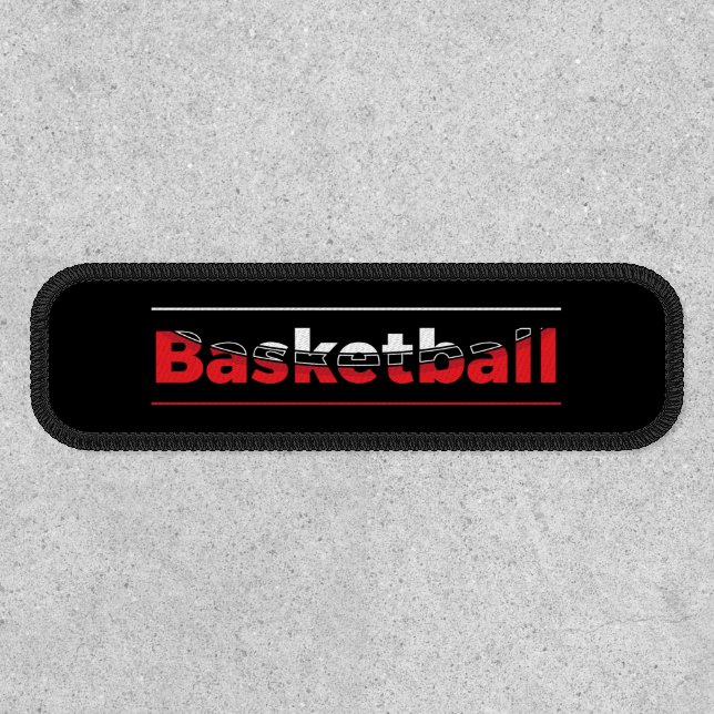 Basketball Player - Minimalist Geometric Arch Patch (Front)