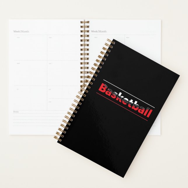 Basketball Player - Minimalist Geometric Arch Planner (Display)