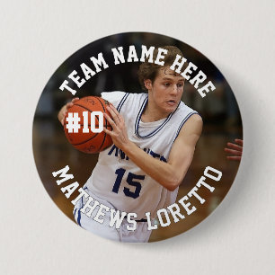 Basketball Player Name Photo Number Team Button