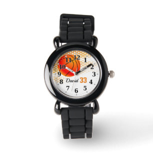 Basketball Player Number Funny Personalizable Watch