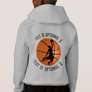 Basketball Player on Basketball Hoodie