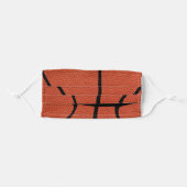 Basketball Player or Fan Adult Cloth Face Mask (Front, Folded)