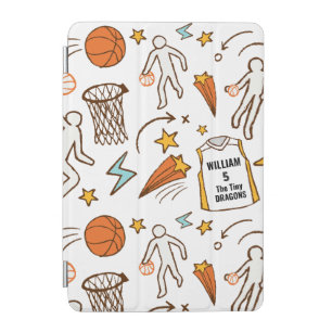 Basketball Player Personalized Name Number Subject iPad Mini Cover