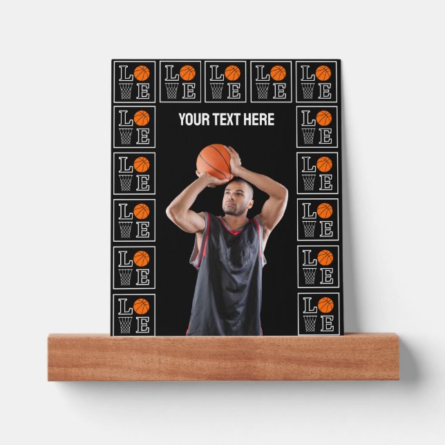 Basketball Player photo template Picture Ledge (Front)