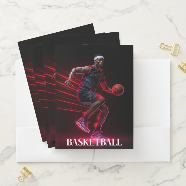 Basketball Player Pocket Folder (In Situ)