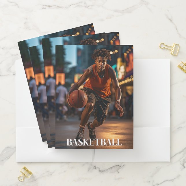 Basketball Player Pocket Folder (In Situ)
