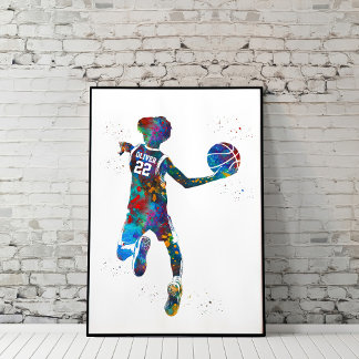 Basketball Player Poster