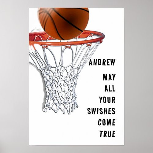 Basketball Player Poster