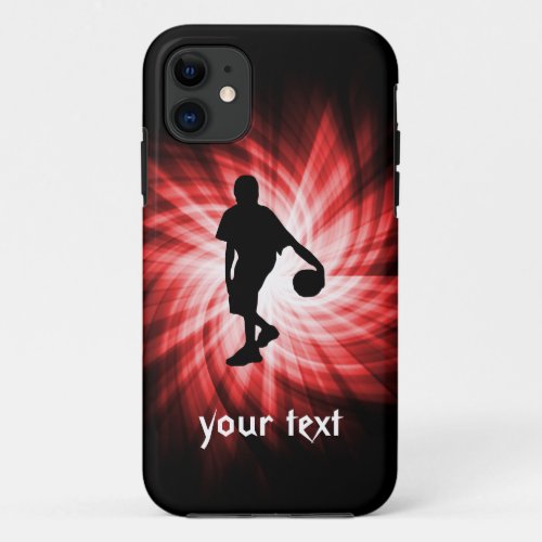 Basketball Player Red iPhone 11 Case