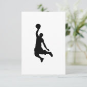 Basketball Player Silhouette (Standing Front)