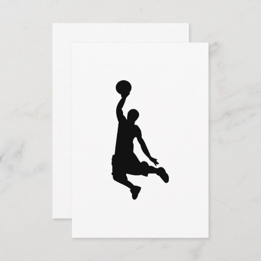 Basketball Player Silhouette (Front/Back)
