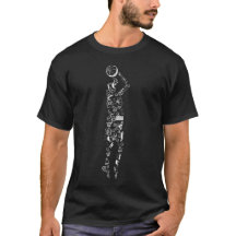 Basketball Player Silhouette for Basketball Gift 