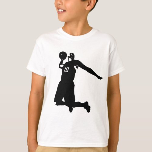 Basketball Player Silhouette T_Shirt