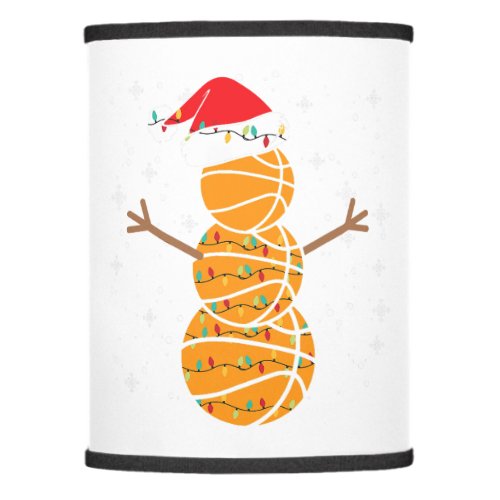 Basketball Player Snowman Santa Basketballs Light  Lamp Shade