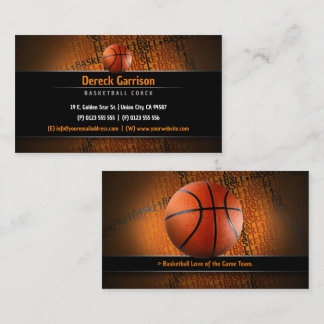 Basketball Player | Sport Coach Business Card