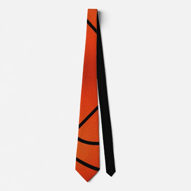 Basketball Player Sports Neck Tie (Front)