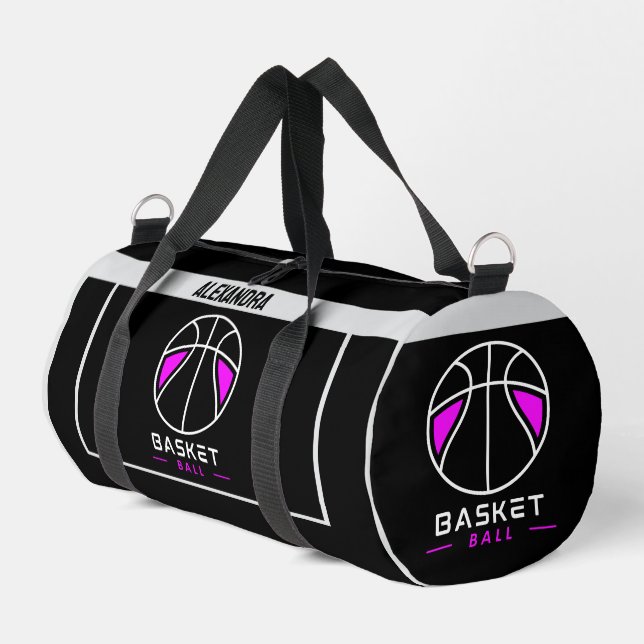 Basketball Player, Team, Birthday Gift   Duffle Ba Duffle Bag (Left Corner)