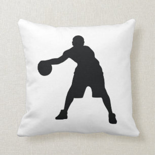 Basketball Player Throw Pillow