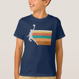 Basketball Player Various Color Line Vintage T-Shirt
