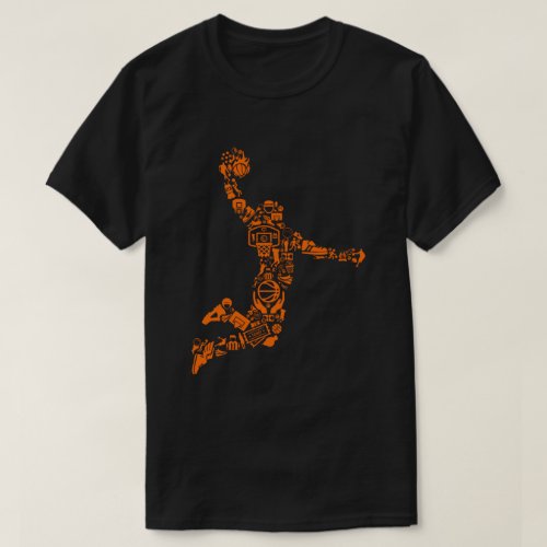 Basketball Player Vintage Sports Athlete T_Shirt