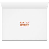 Basketball player with ball custom cards (Inside Horizontal (Bottom))
