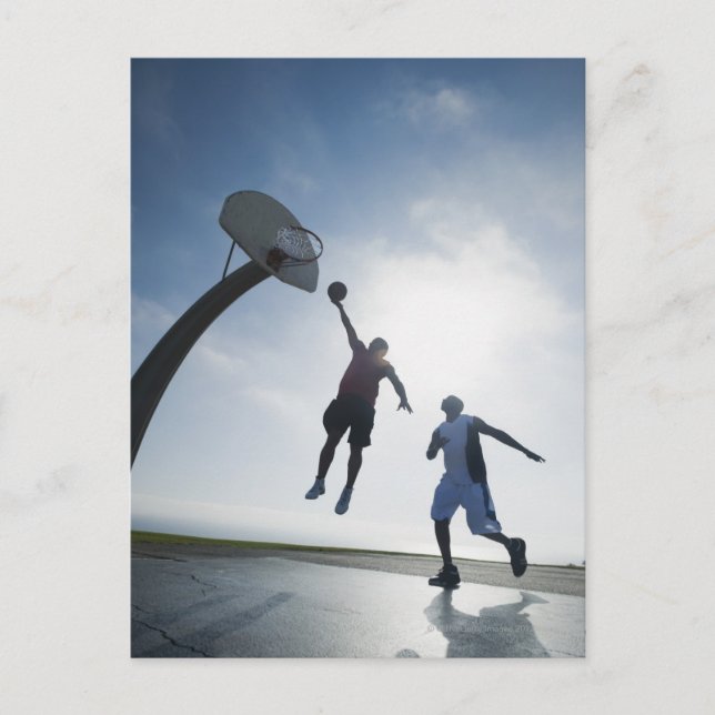 Basketball players 5 postcard (Front)