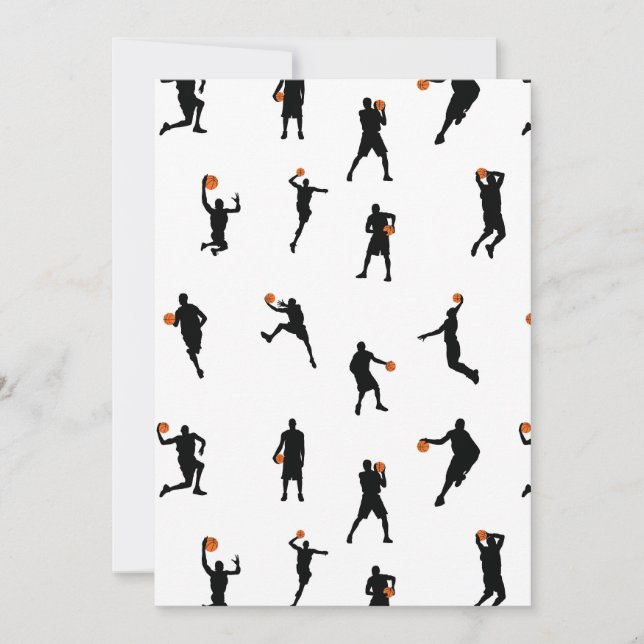 Basketball Players College BBall Sports  Holiday Card (Front)