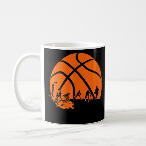 Basketball  Players Great Vintage Men Women Kids 2 Coffee Mug