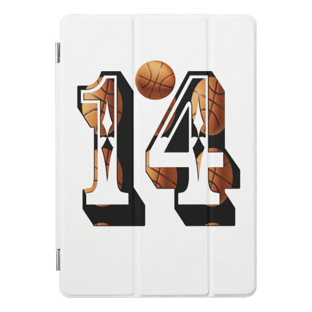 Basketball Players Number Fourteen, iPad Case (Front)