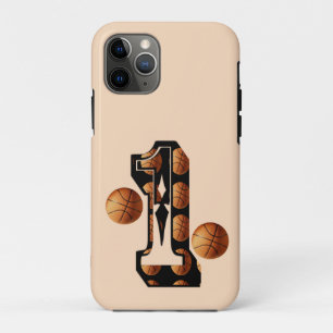 Basketball Players Number One With Basketballs, iPhone 11 Pro Case