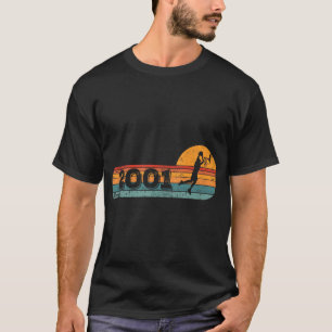 Basketball-players Vintage Born 2001 Birthday Bask T-Shirt