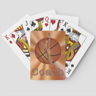 Basketball Playing Cards, Basketball Coach Gifts Poker Cards