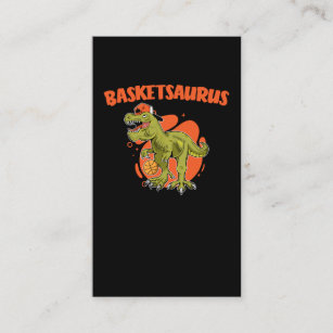 Basketball playing Trex Funny Dino Sport Business Card